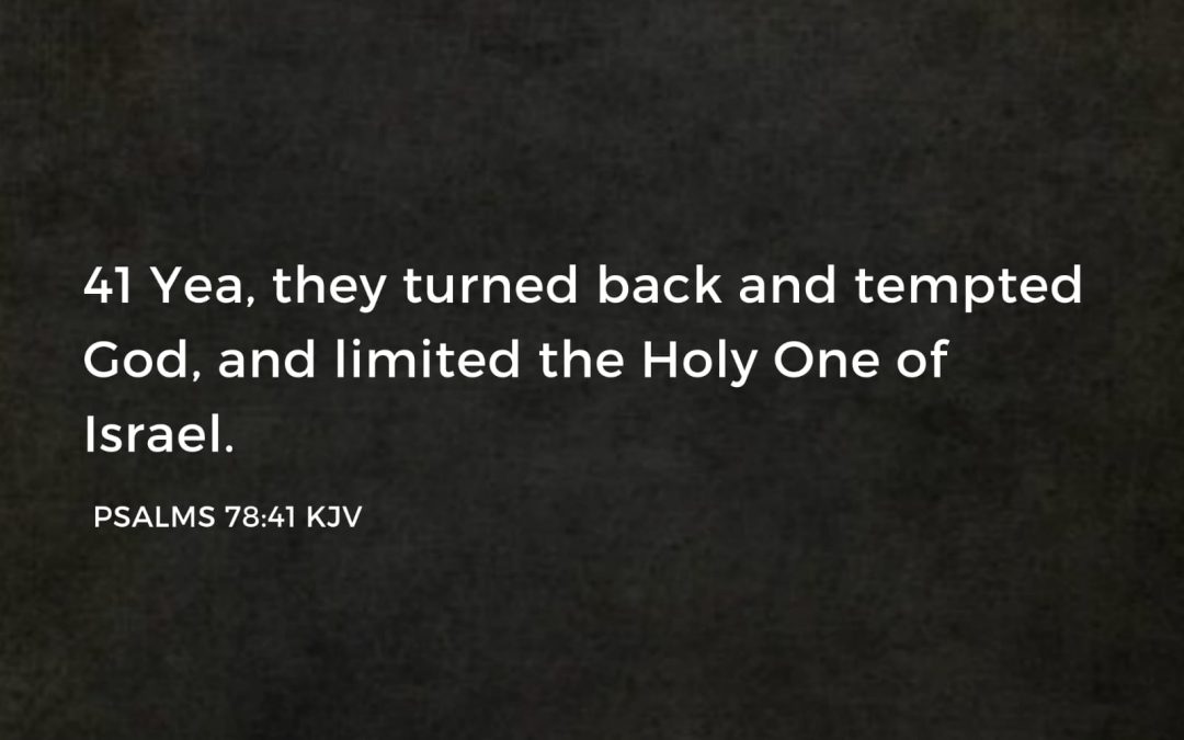 ‘תּוה’ Psalm 78:41 What does this Hebrew word mean?