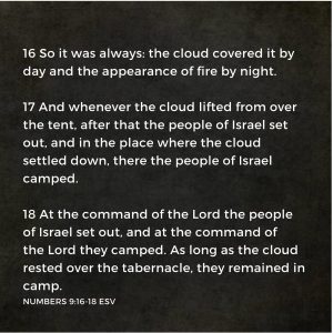 Numbers 9:16-18