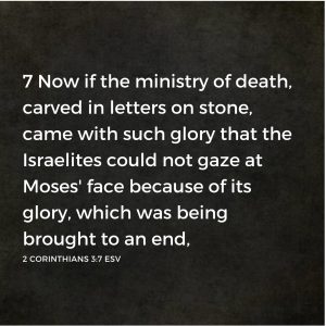 2 Corinthians 3:7