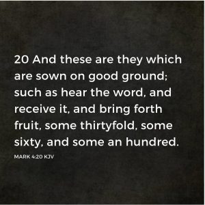 Mark 4:20