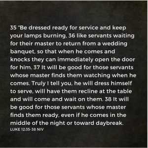 Luke 12:35-38