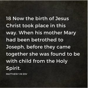 Matthew 1:18 ESV